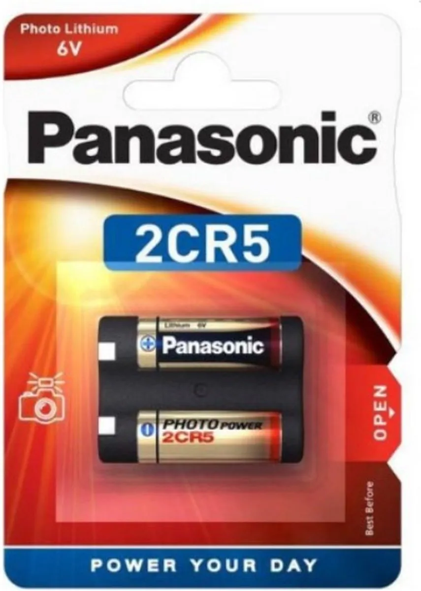 Panasonic 2CR5 DL245 Lithium Fotobatterij