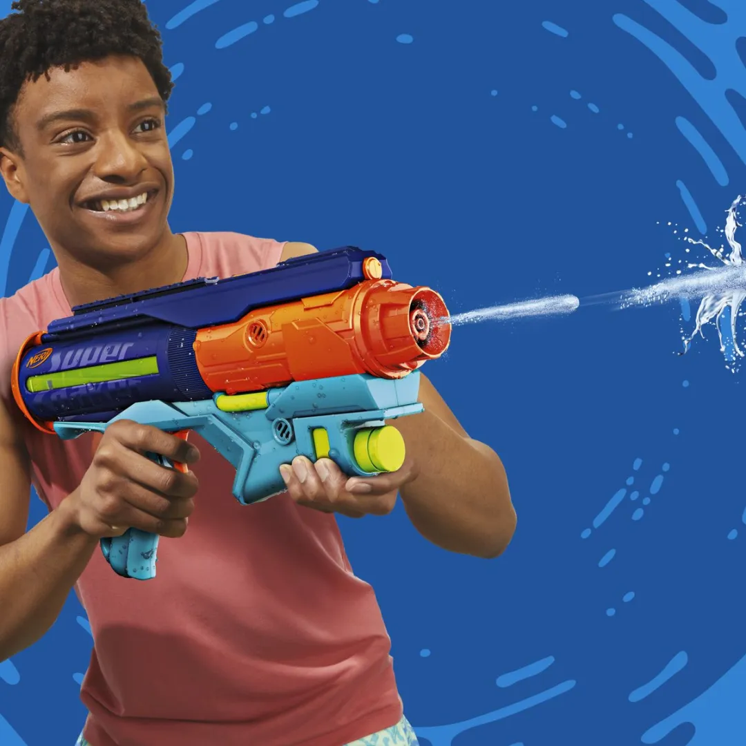 Nerf Super Soaker Power Drench Waterblaster - Blauw - afbeelding 6 van 6