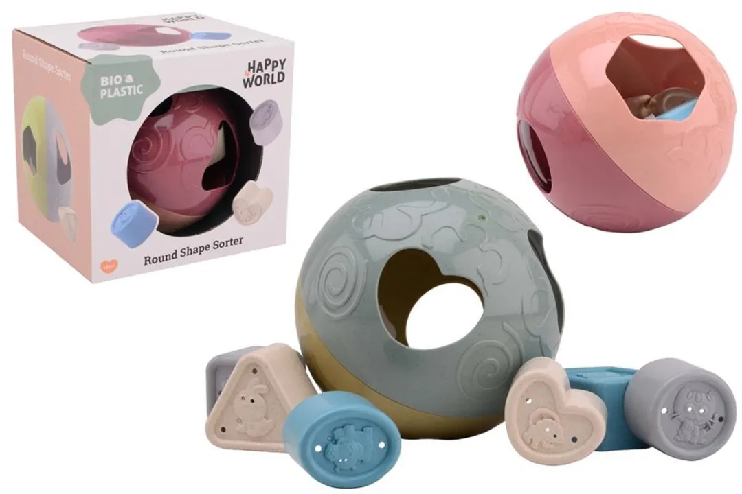 Johntoy Happy World Ronde Vormenstoof - Multi