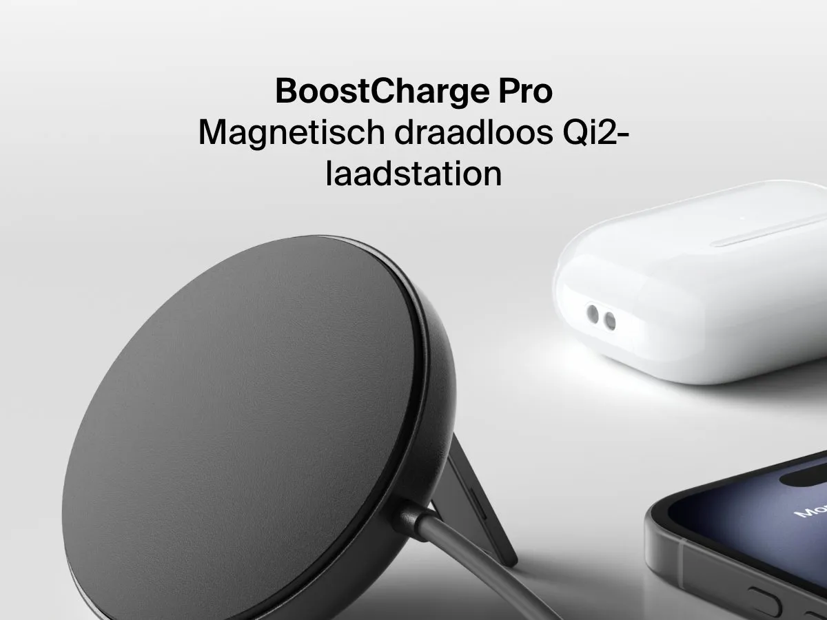 Belkin WIA011kqBK Magnetisch Draadloos Laadstation 15W - Zwart