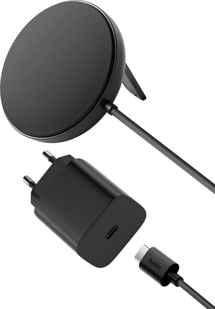 Belkin WIA011kqBK Magnetisch Draadloos Laadstation 15W