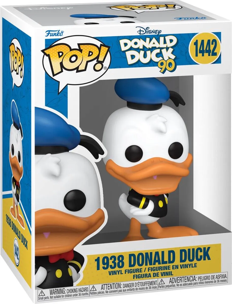 Funko Mickey & Minnie Mouse 90th Anniversary Pop! 75722 - Donald Duck Multicolor