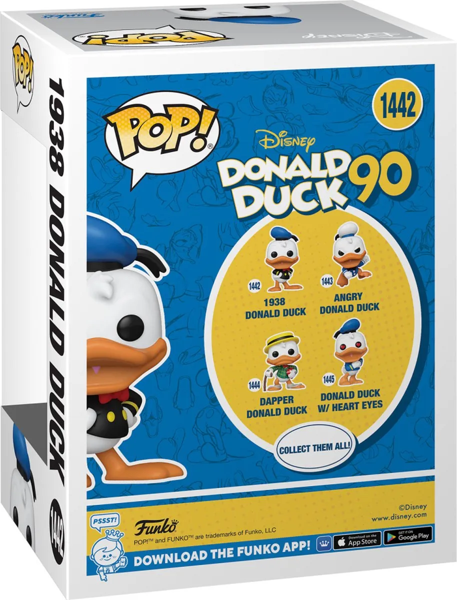 Funko Mickey & Minnie Mouse 90th Anniversary Pop! 75722 - Donald Duck Multicolor