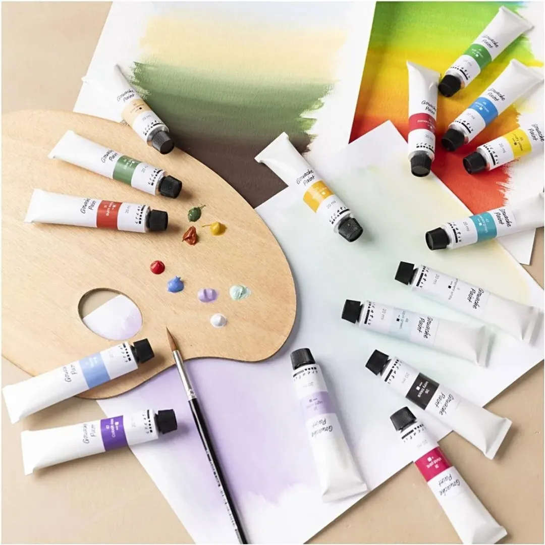 Creativ Company Gouacheverf 24x20ml - Verschillende kleuren