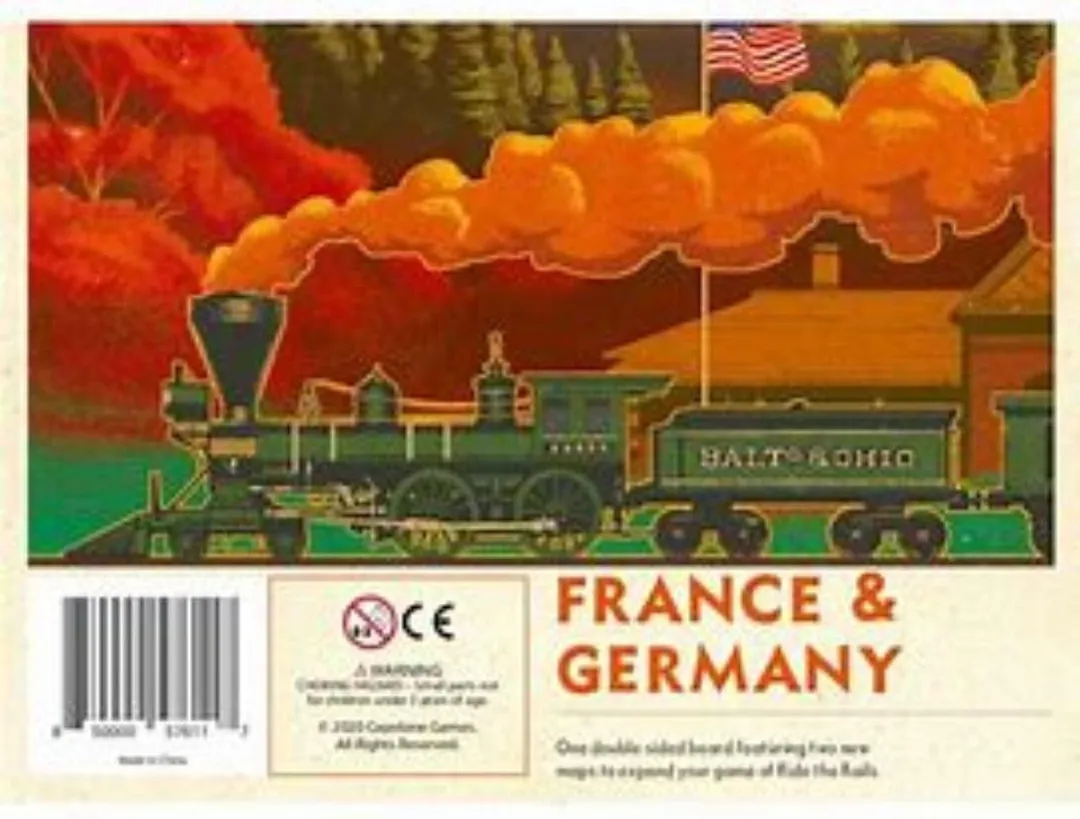 Capstone Games Ride the Rails France & Germany Uitbreiding IR202