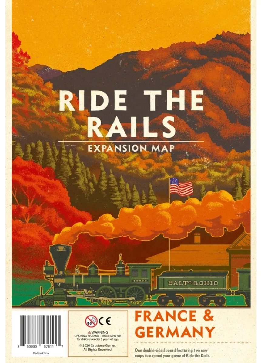 Capstone Games Ride the Rails France & Germany Uitbreiding IR202