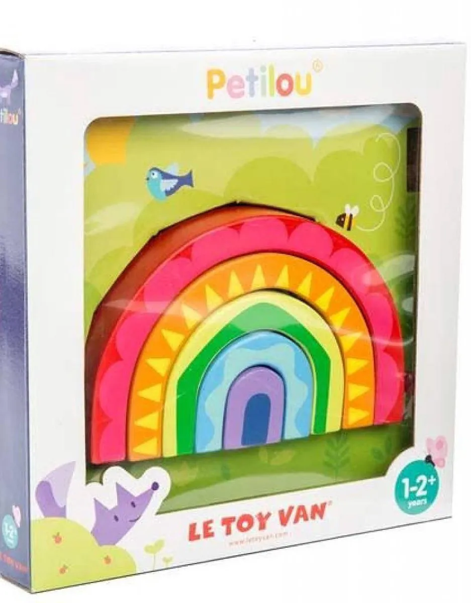 Le Toy Van Rainbow Tunnel Speelgoed - 5 Stuks