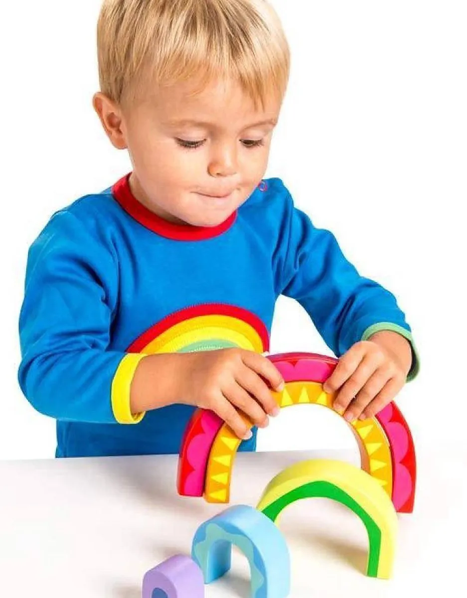 Le Toy Van Rainbow Tunnel Speelgoed - 5 Stuks