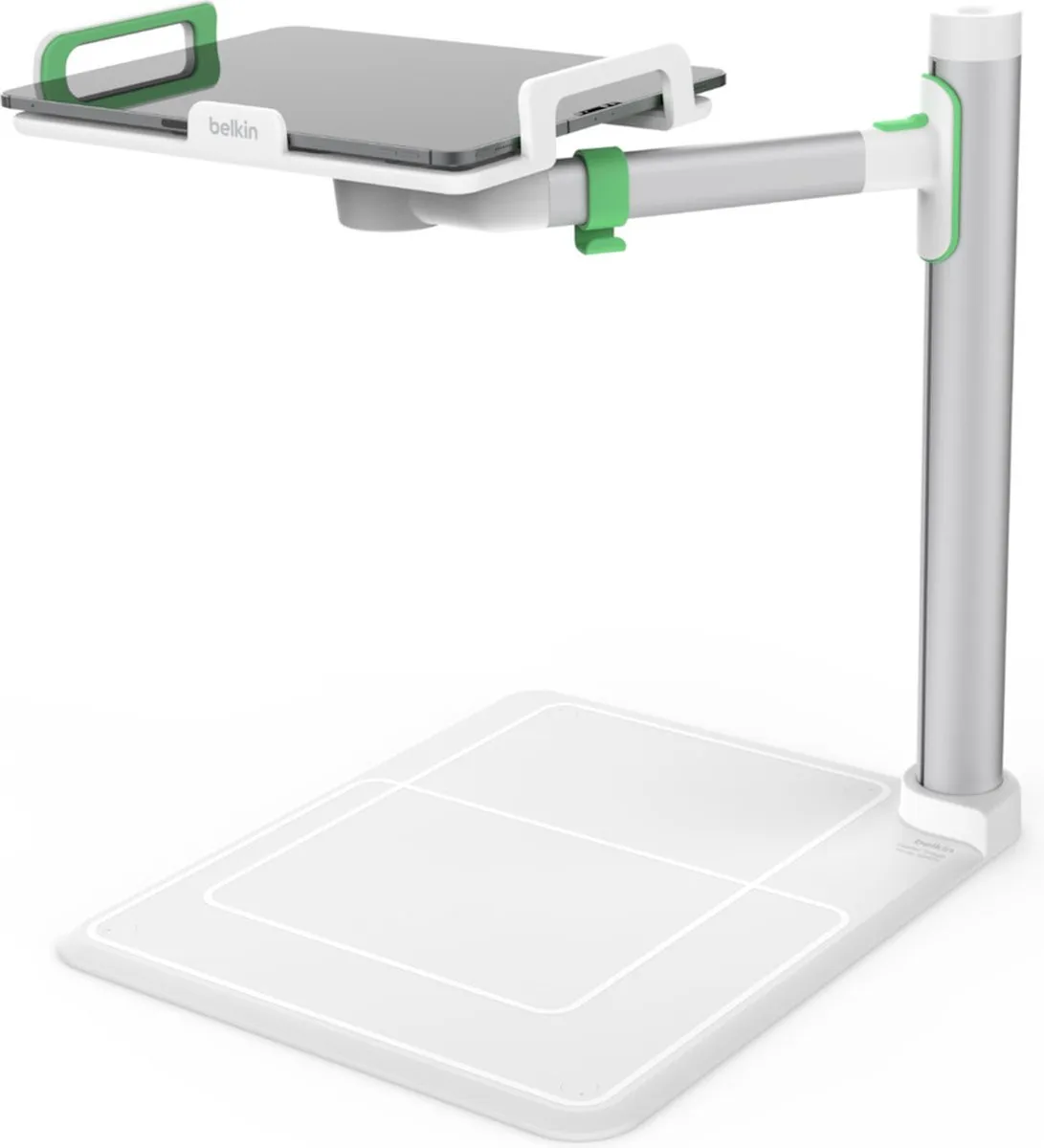 Belkin Tablet Stage EDC001 Tablet Houder - 12.9" - Wit/Zilver
