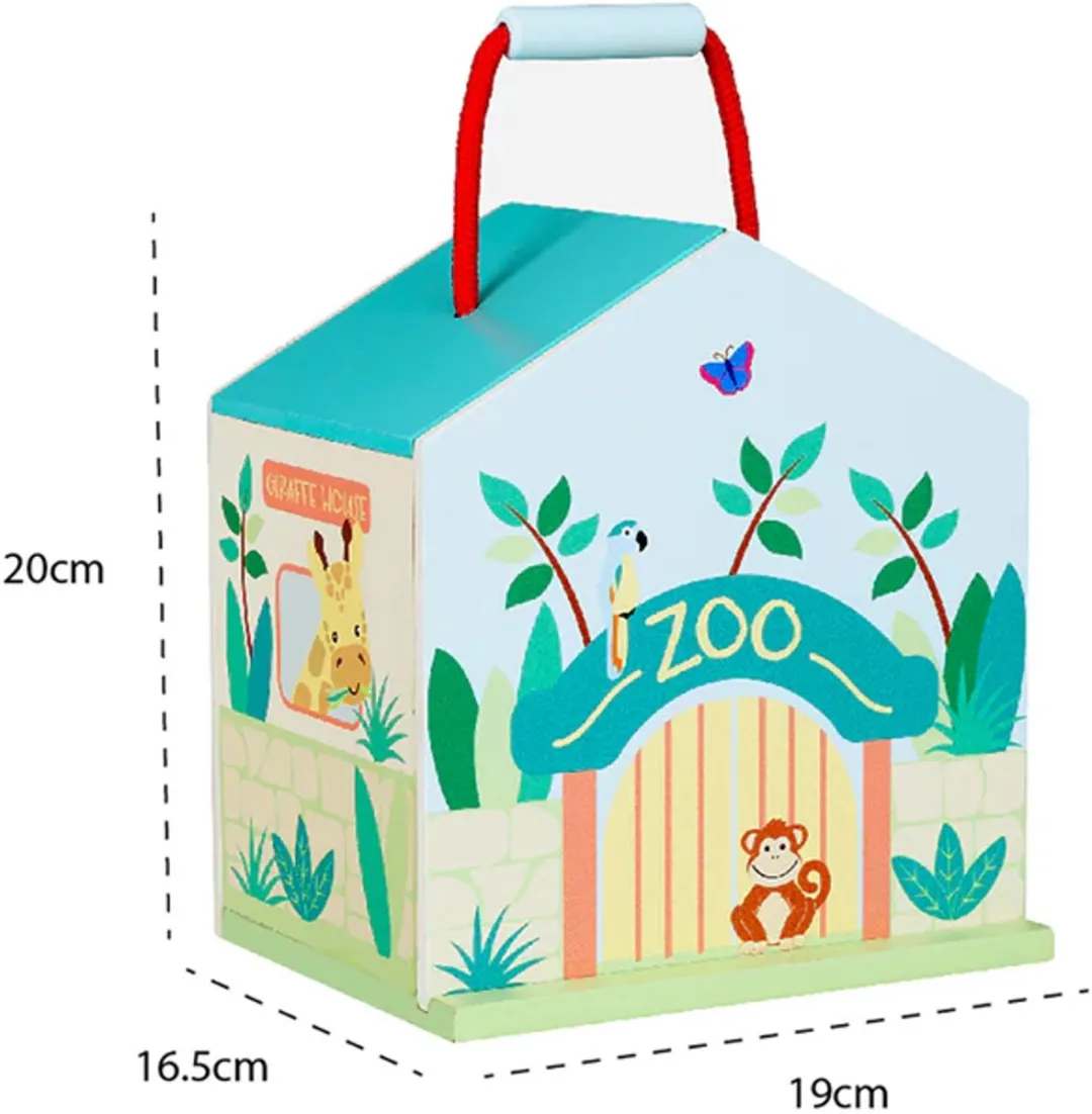 Orange Tree Toys OTT11884 Houten Zoo Playset - Multicolor