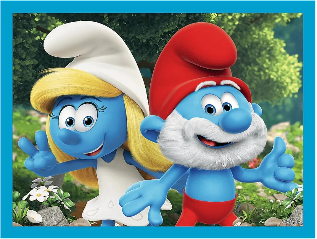 Trefl Smurfen 2-in-1 Puzzel & Memory - 31593656 - Multicolor