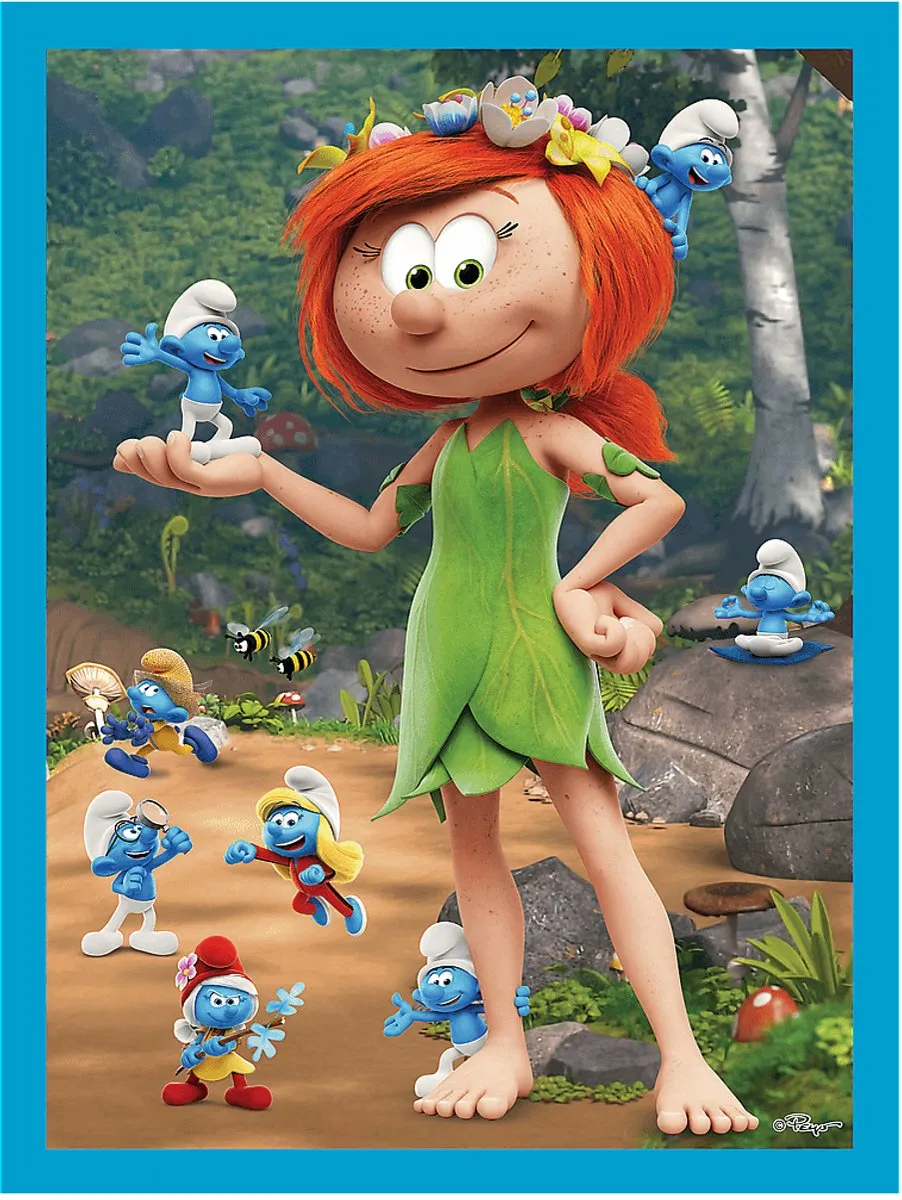 Trefl Smurfen 2-in-1 Puzzel & Memory - 31593656 - Multicolor