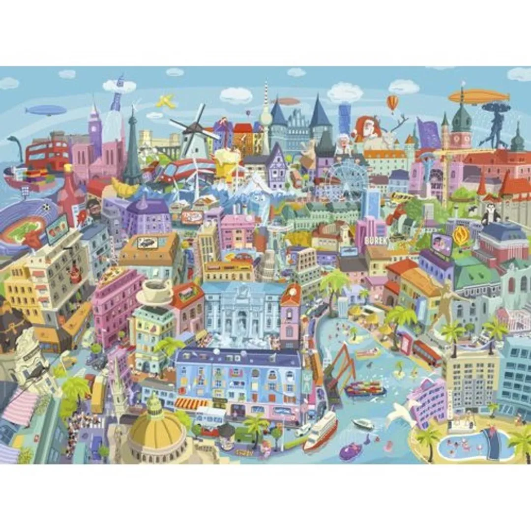 Heye Good old Europe Puzzel 1500 Stukjes