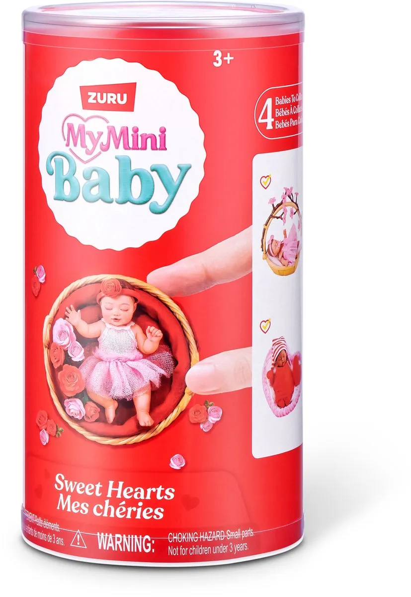 Mini My Mini Baby Sweet Hearts Series 1 - 2 Stuks - Rood