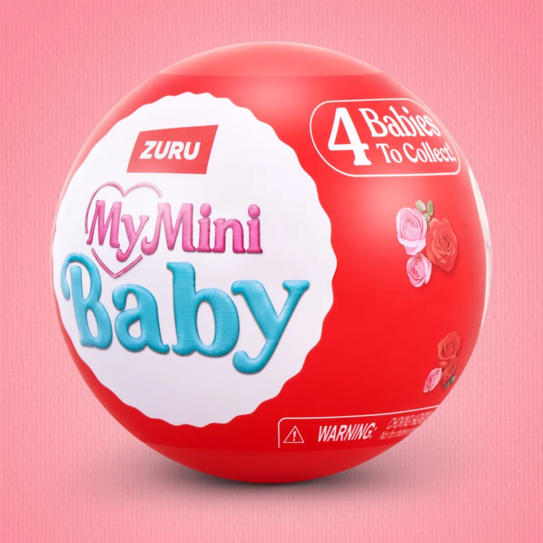 Mini My Mini Baby Sweet Hearts Series 1 - 2 Stuks - Rood