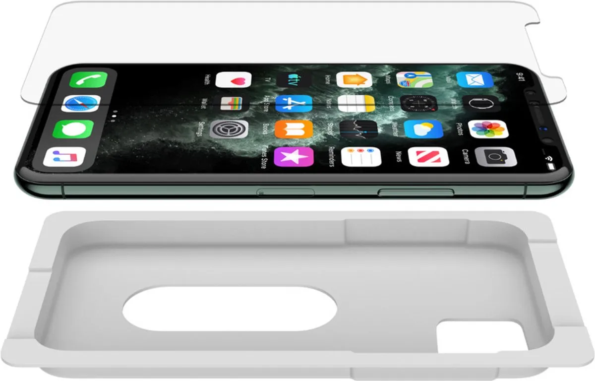 Belkin SCREENFORCE InvisiGlass Antimicrobiële Screenprotector iPhone 11 Pro - afbeelding 6 van 6