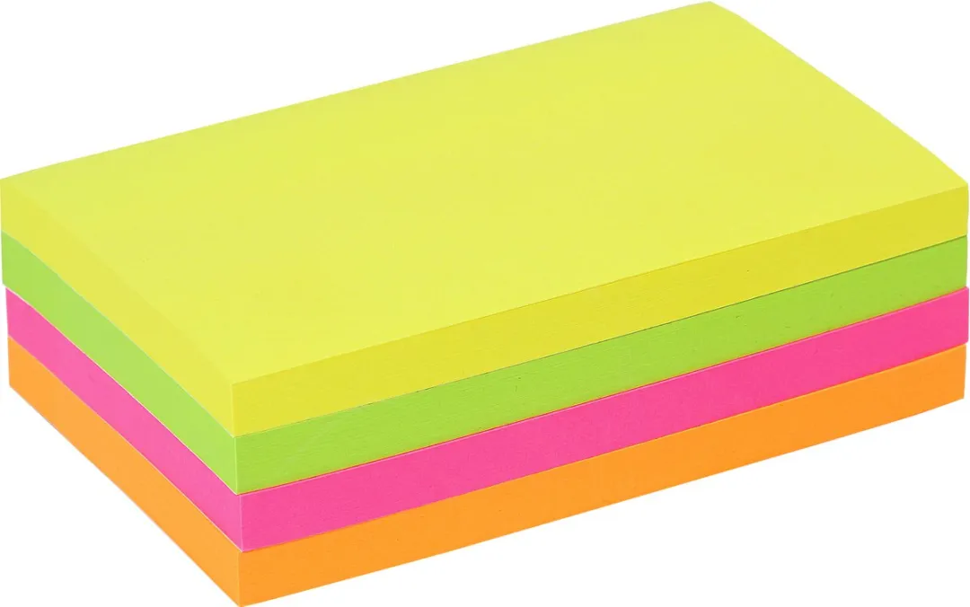 Quantore Memoblok Neon Assorti 76x127mm