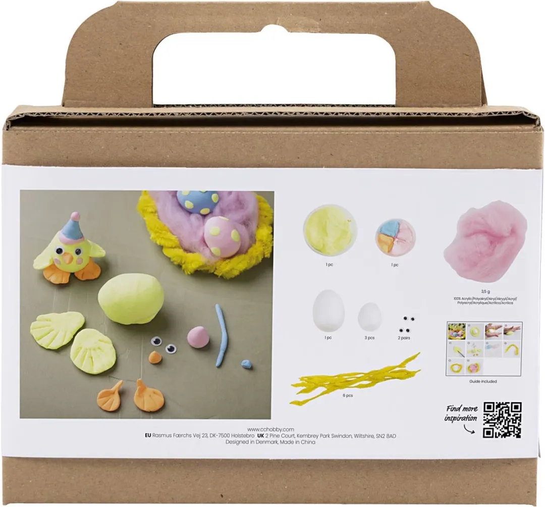 Creativ Company Mini Hobbyset Boetseren Pasen - Multicolor