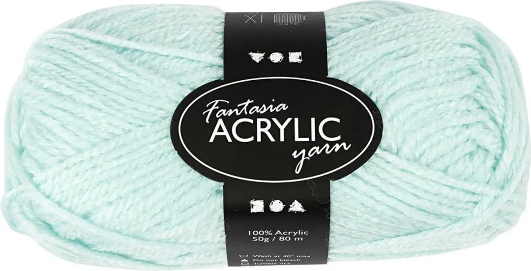 Creativ Company Creotime Fantasia Acryl Garen Mintblauw 80m