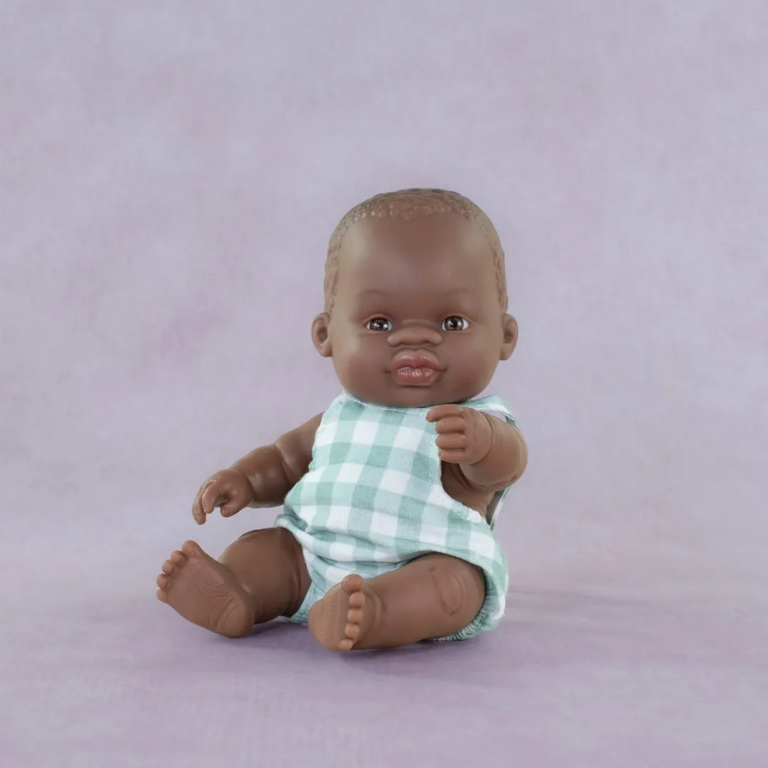 Miniland Babypop Afrikaanse jongen 21cm - Multicolor - MPN 8413082330026