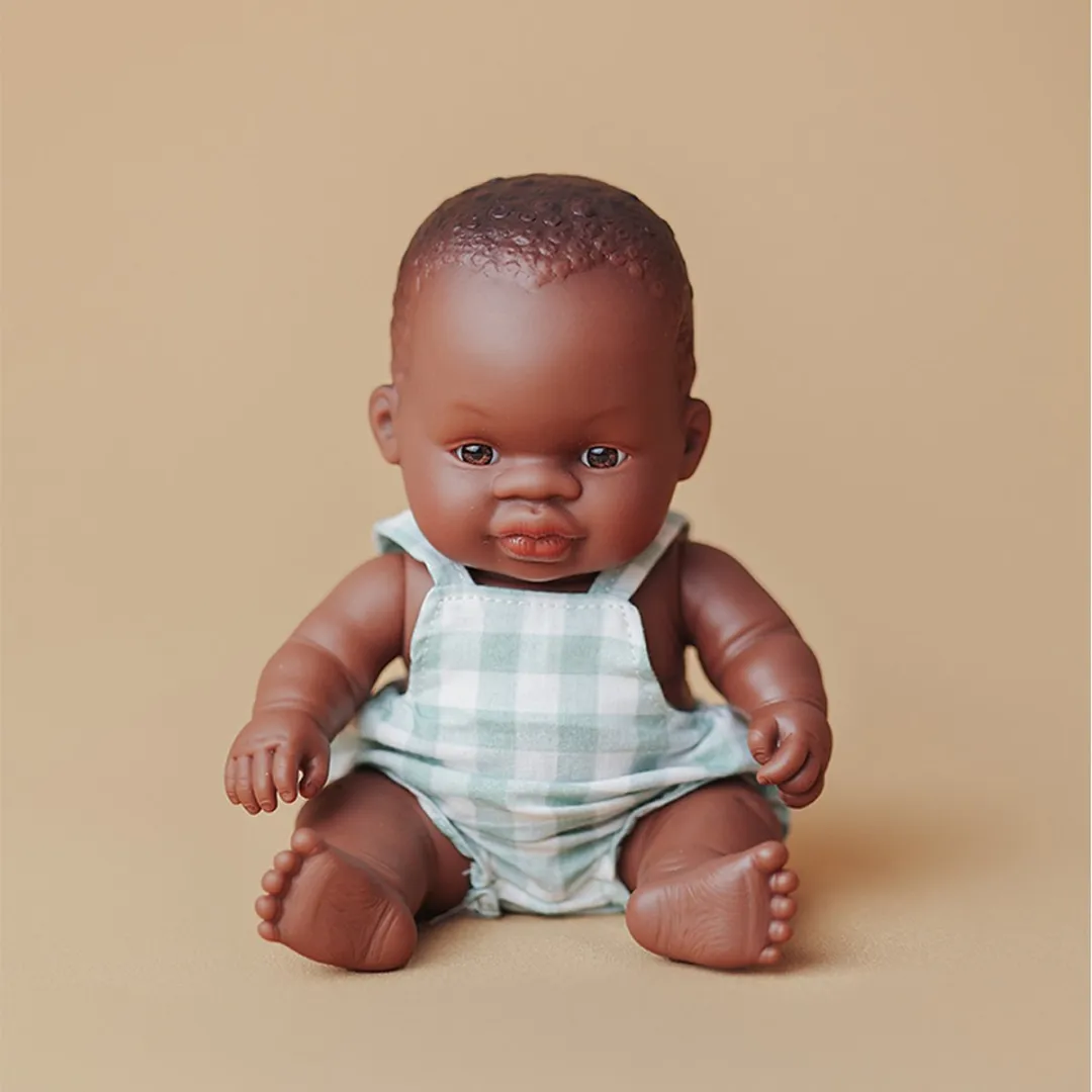 Miniland Babypop Afrikaanse jongen 21cm - Multicolor - MPN 8413082330026