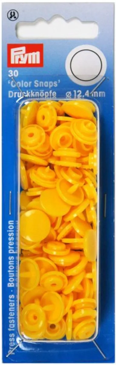 Prym Drukknoop ColorSnaps 12,4mm Geel