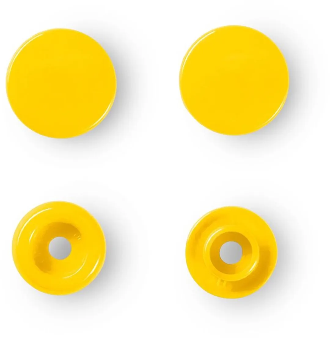 Prym Drukknoop ColorSnaps 12,4mm Geel - 30 Stuks