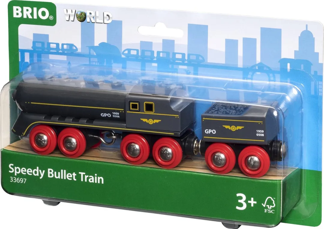 BRIO Hogesnelheidstrein 33697002 - Zwart