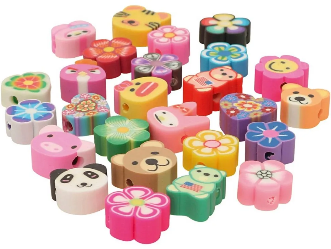 Creativ Company Dieren & Bloemen Kralen 200 Stuks - Multicolor