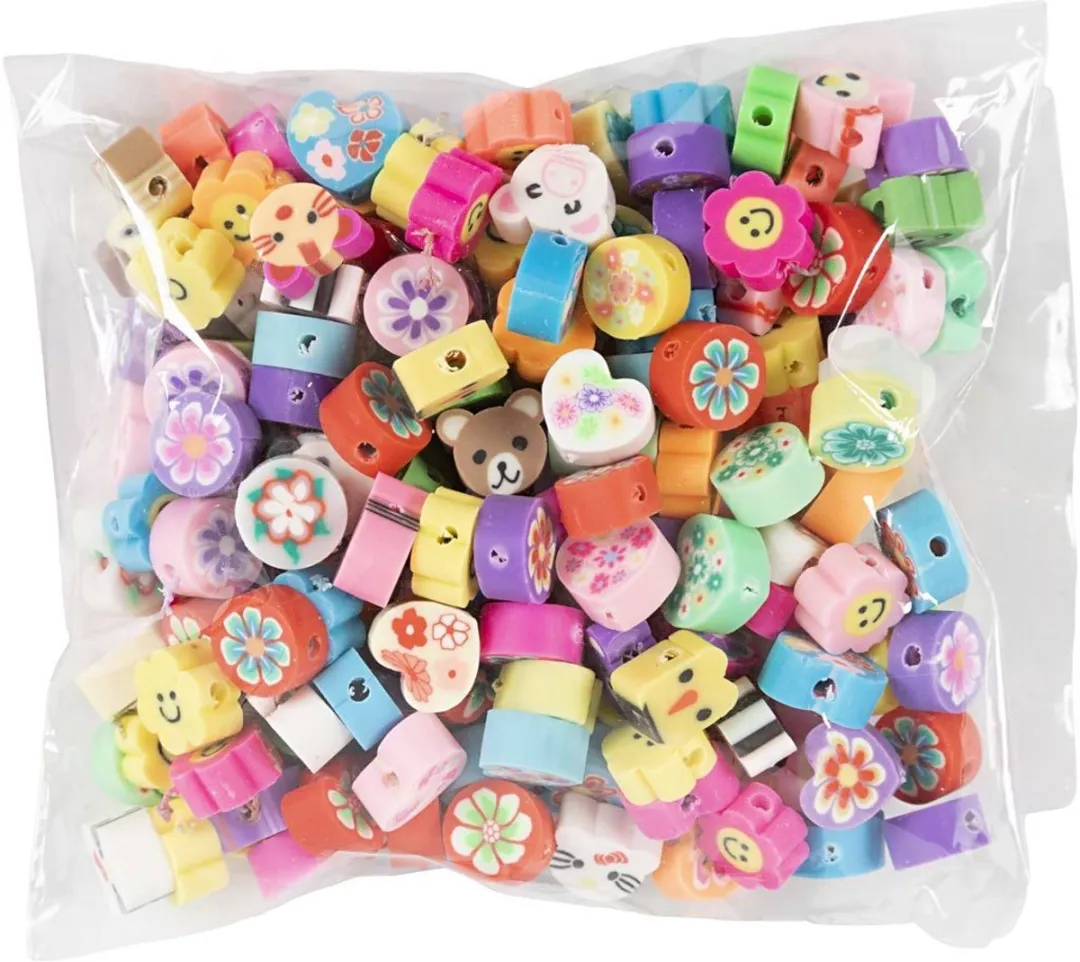 Creativ Company Dieren & Bloemen Kralen 200 Stuks - Multicolor