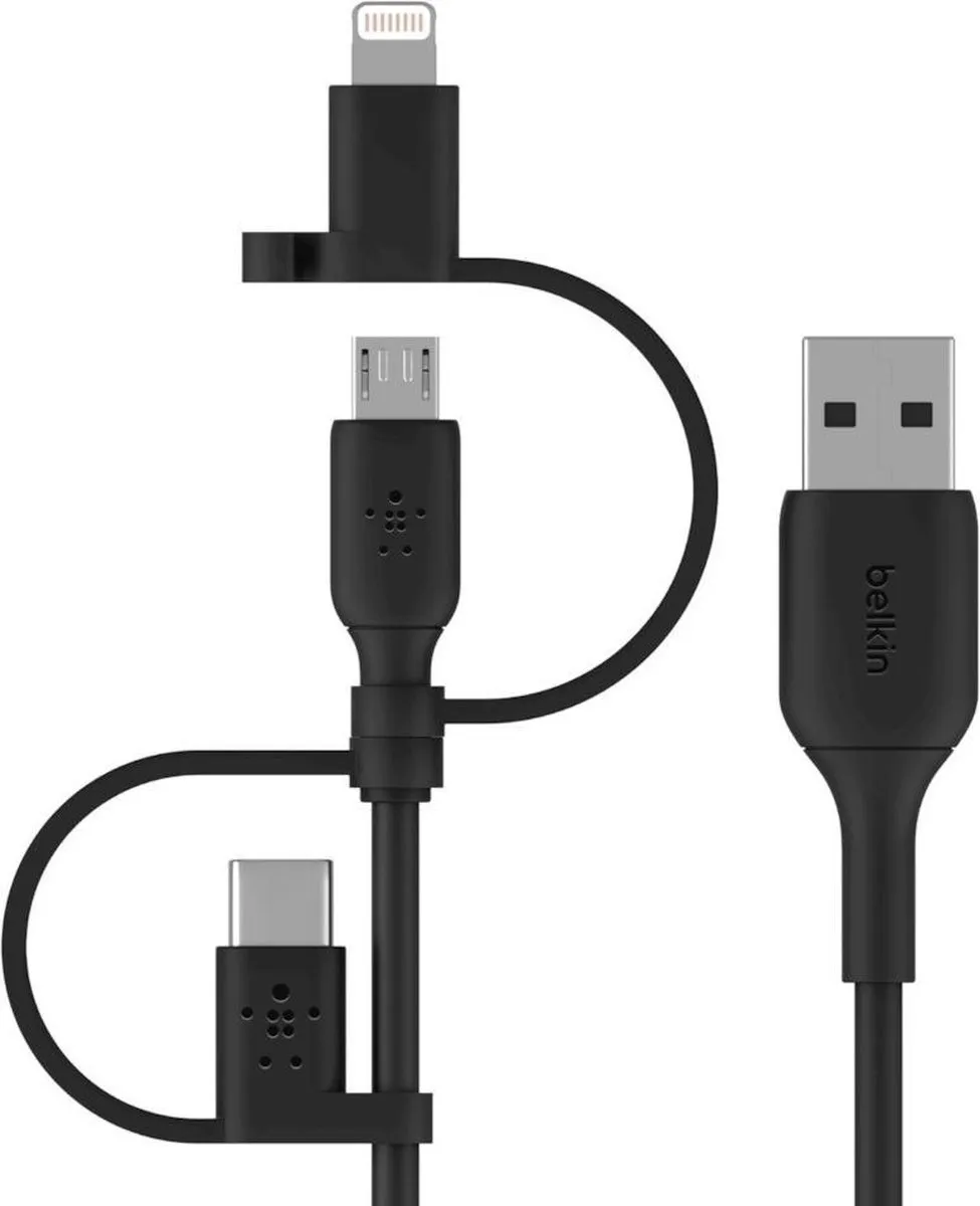 Belkin BOOST↑CHARGE Universele USB-kabel CAC001bt1MBK