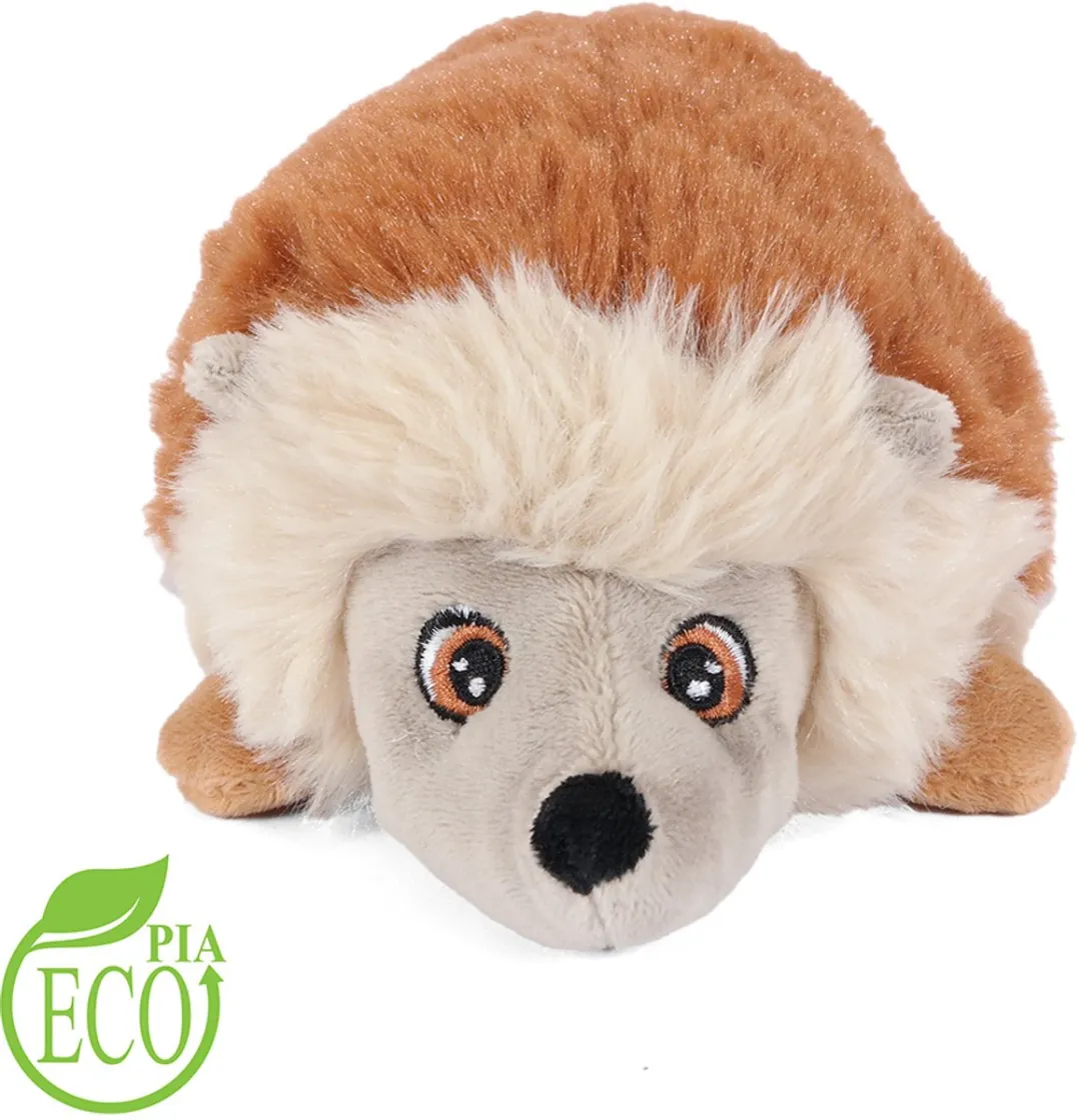 PIA Soft Toys Eco Knuffel Egel 20cm - Oranjebruin/Créme