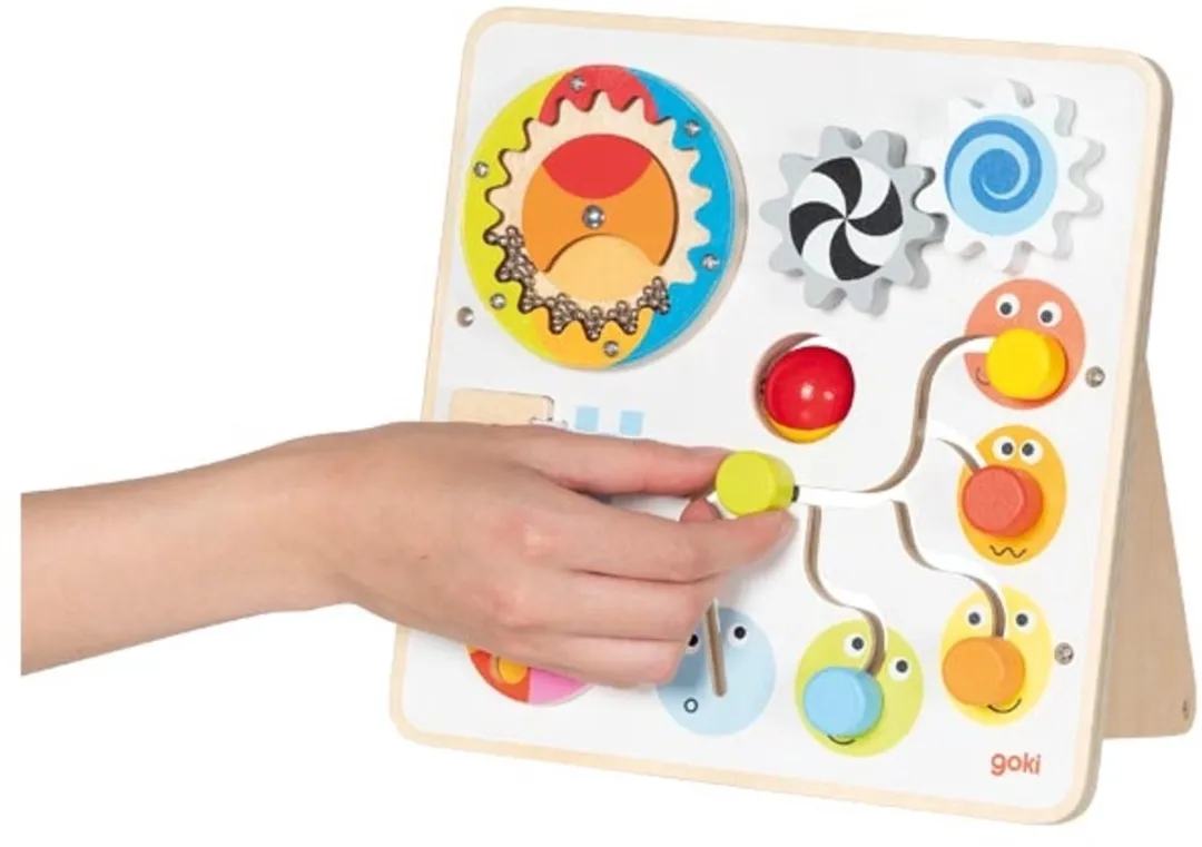 Goki Houten Activiteitenbord Multicolor - afbeelding 2 van 2