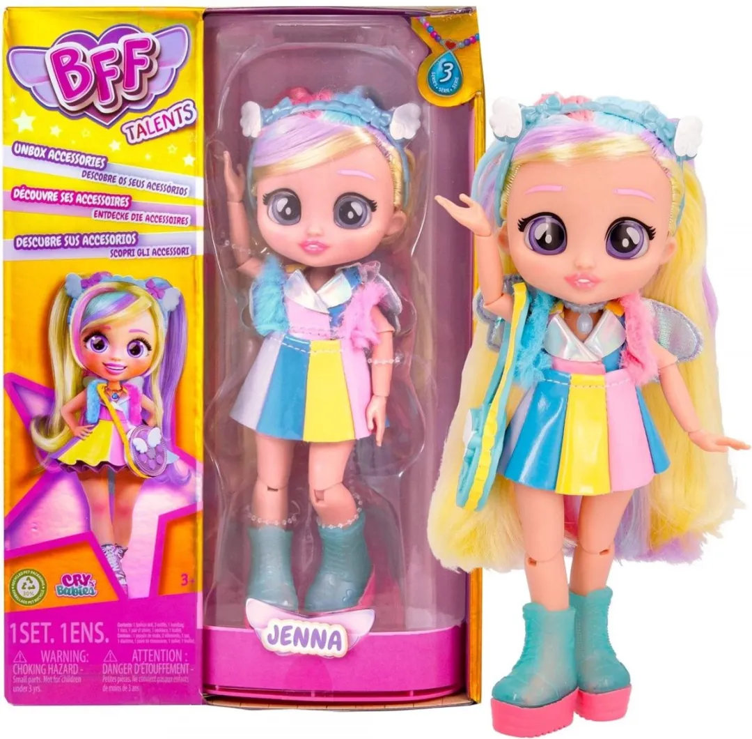 Imc Toys BFF by Cry Babies Modepop Jenna Multikleur