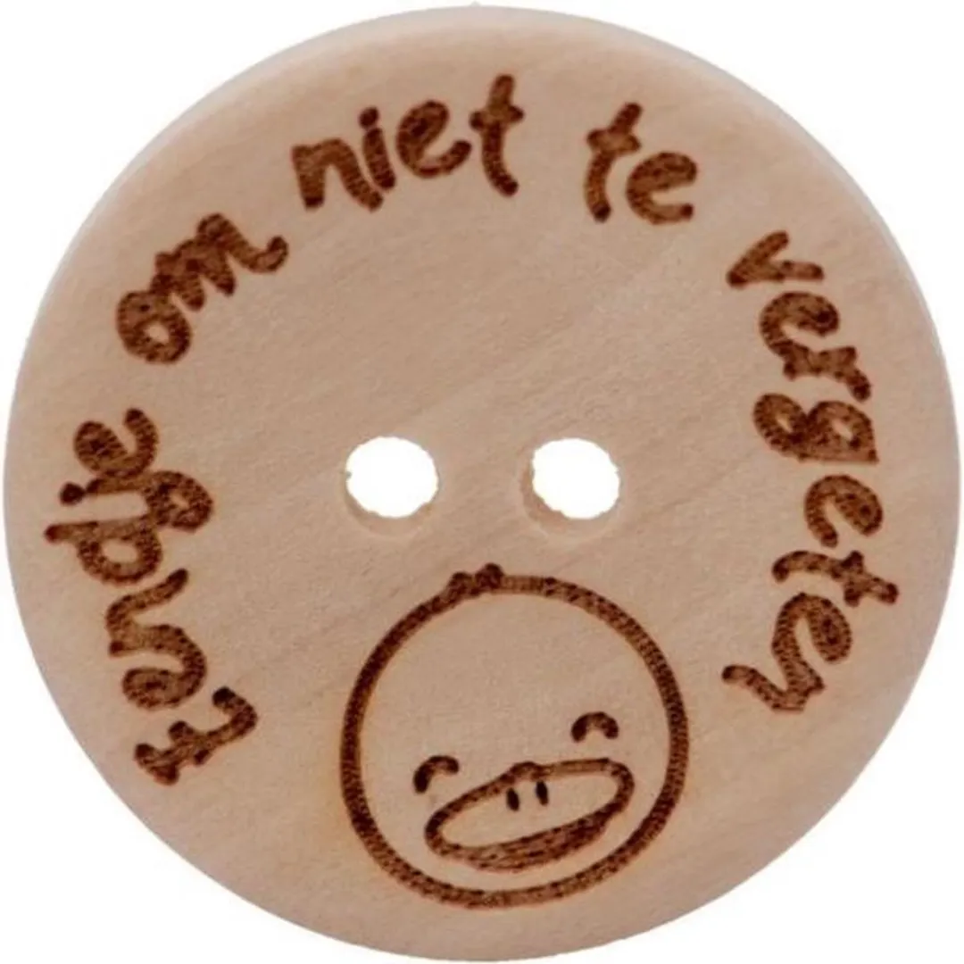 Durable Knoop 'Eendje om niet te vergeten' 25mm