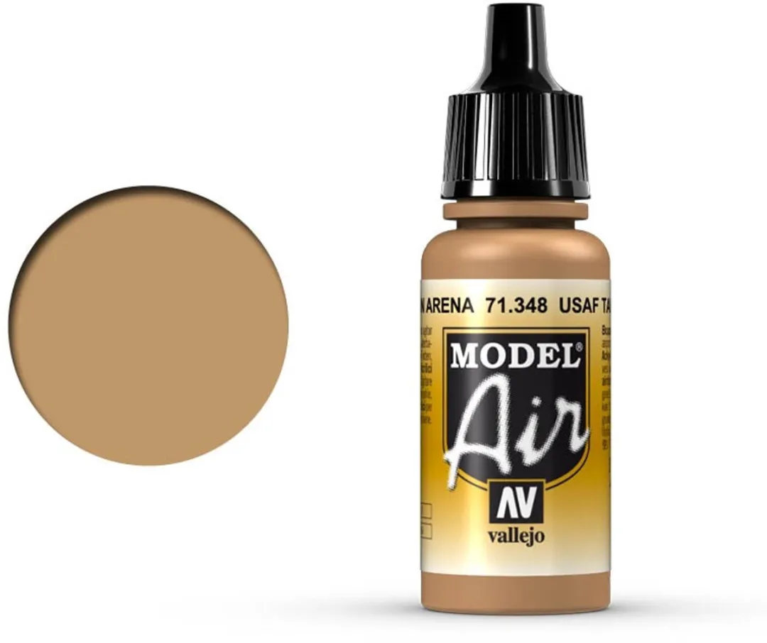 Vallejo Hobbyverf Model Air USAF Tan Acryl 17ml