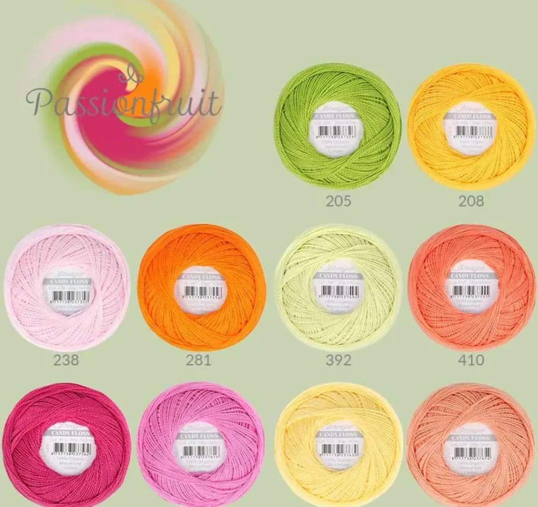 Scheepjes Candy Floss PASSIONFRUIT - 10 Kleuren 200g