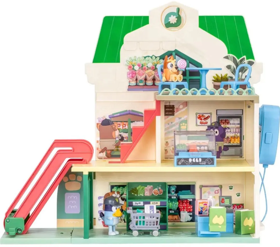 Moose Toys Bluey Supermarkt Speelset 18918 - Multikleur