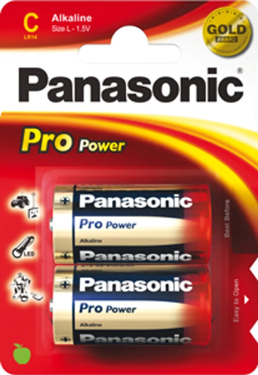 Panasonic C Pro Power Batterijen LR14 - 2 Stuks