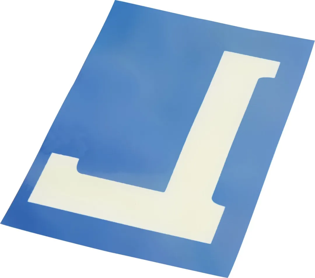 Carpoint L Sticker Lesauto Statisch Raam 10x15cm - Blauw