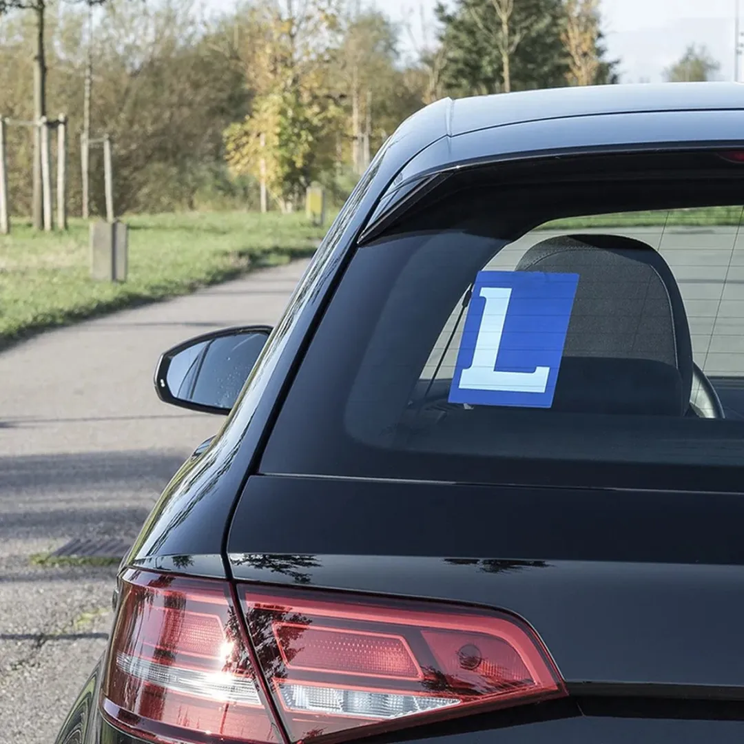 Carpoint L Sticker Lesauto Statisch Raam 10x15cm - Blauw