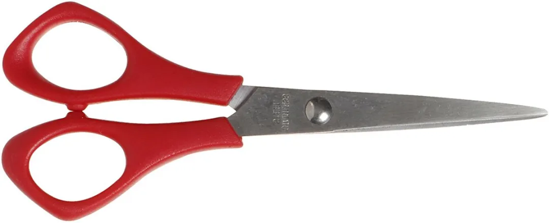 Creativ Company Creotime Kinderschaar 14cm - Linkshandig - Rood
