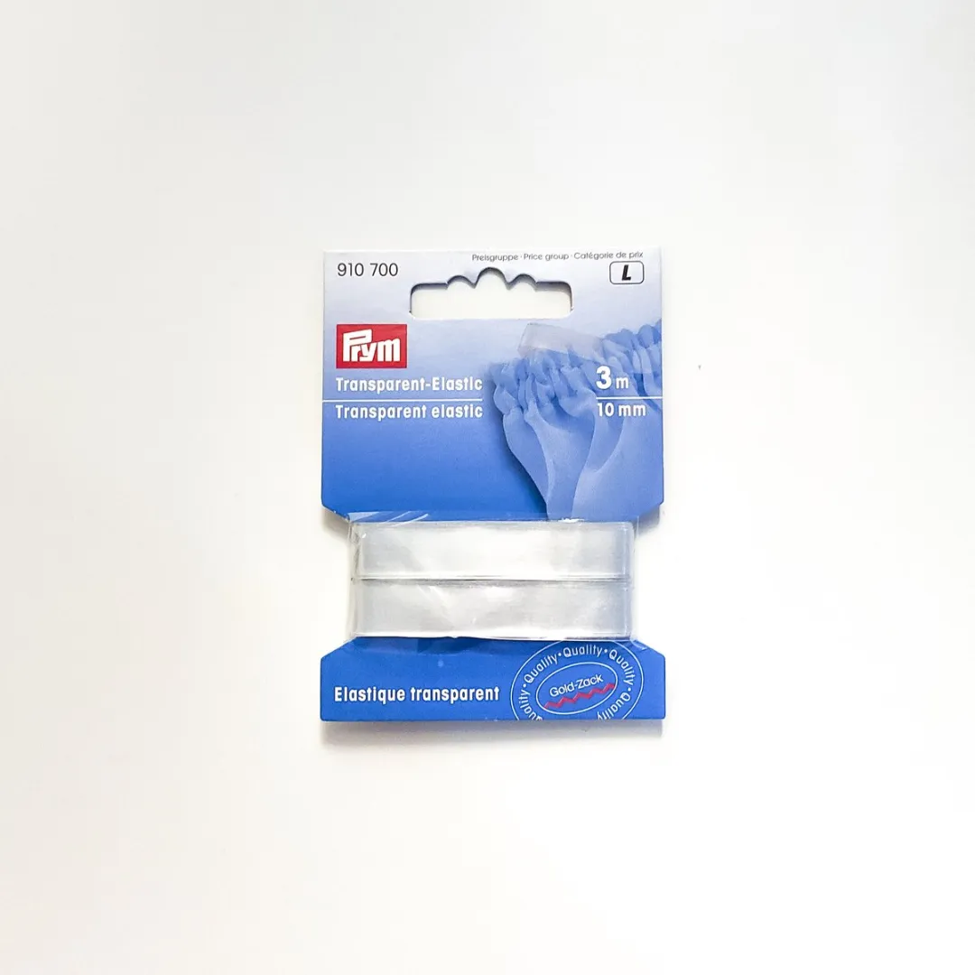 Prym Transparant Elastiek 10mm - 3m