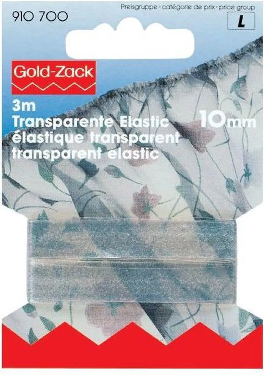 Prym Transparant Elastiek 10mm - 3m - afbeelding 6 van 6