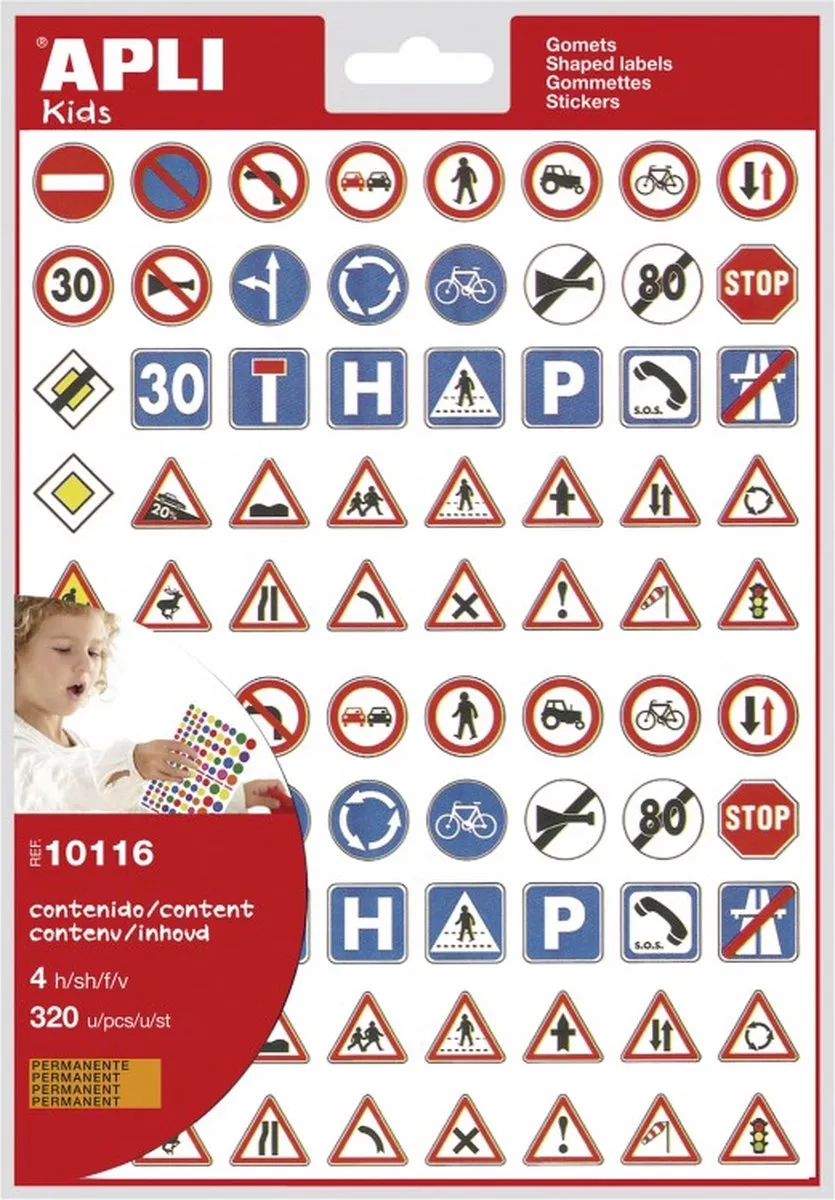 Apli Kids Verkeersstickers