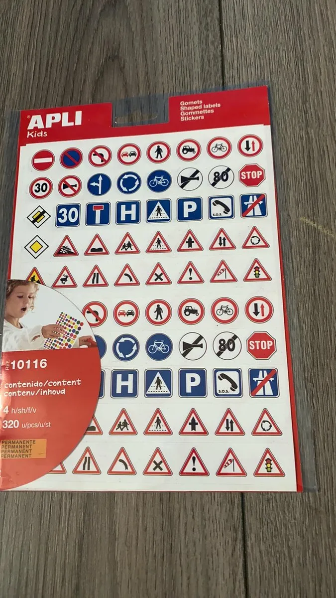 Apli Kids Verkeersstickers - 320 Stuks