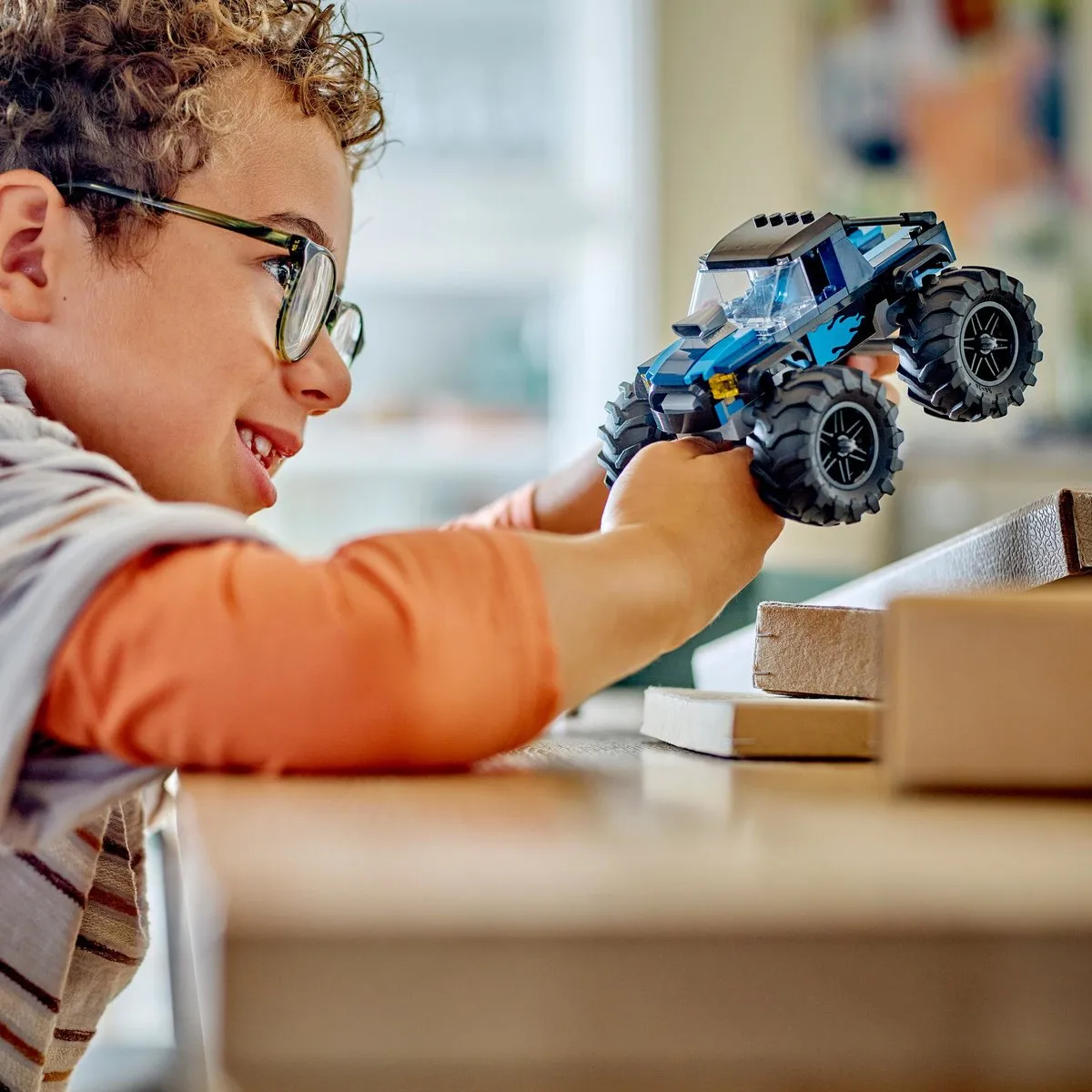 LEGO City Blauwe Monstertruck 60402 - 1 Minifiguur