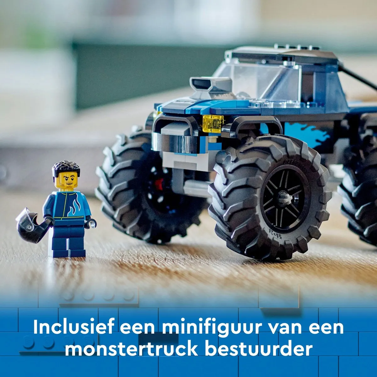 LEGO City Blauwe Monstertruck 60402 - 1 Minifiguur