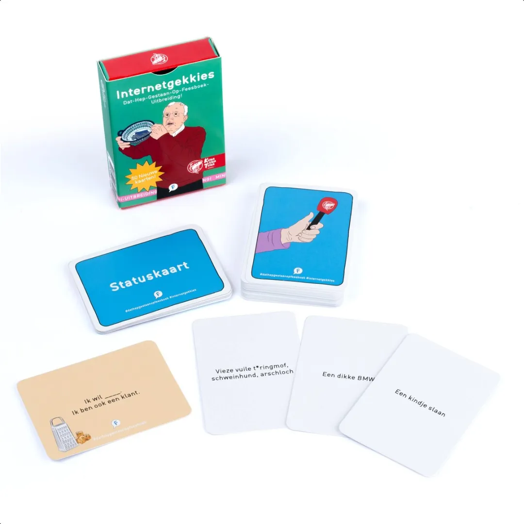 Internetgekkies Themaset - Dat Hep Gestaan Op Feesboek Uitbreiding