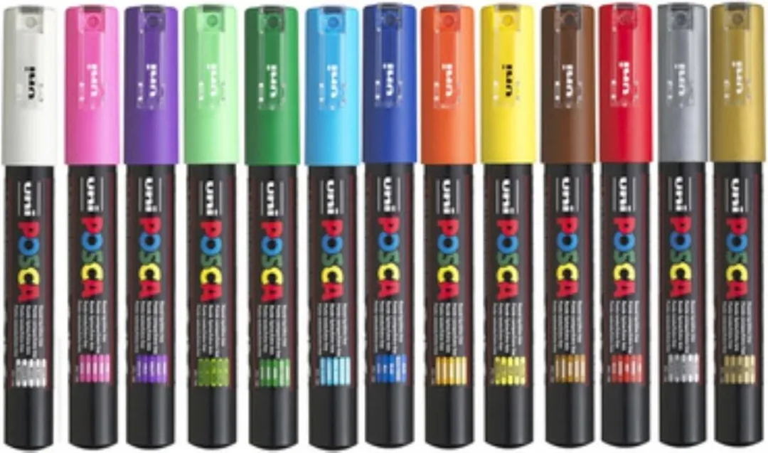 Posca Uni Posca PC1MC Verfmarker - Zalmroze